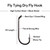 Bimoo 1000pcs Fly Tying Tenkara Nymph & Dry Fly Hooks 2X Long Shank Fine Wire Black Nickel Fishing Hooks 