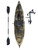 Kayak by BKC, 12 ft Hands-Free Single Fishing Kayak