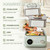 15.8QT Electric Food Steamer, 3 Tier Food Steamer for Cooking