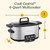 Cuisinart 3-In-1 Cook Central 6-Quart Multi-Cooker: Slow Cooker, Brown/Saute, Steamer