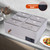 Bain Marie Electric Food Warmer, 850W 6-Pan Commercial Countertop Steamer Stainless Steel Bain Marie Steam Table Steamer