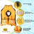 Life-Jacket for Adults| Life-Vest Inflation-PFD with Whistle