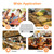 Commercial Food Warmer 6-Pan, 110V 850W Buffet Electric Steam Table with Lid Electric Countertop Food Warmer Steam Table