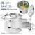 ARC 52QT Stainless Steel Steamer Pot With Portable Propane Burner For Outdoor Cooking
