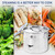 ARC 52QT Stainless Steel Steamer Pot With Portable Propane Burner For Outdoor Cooking