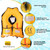 Life-Jacket for Adults| Life-Vest with Automatic/Manual