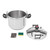 42.3QT Stainless Steel Pressure Cooker, 60Kpa Large Steamer Cooking Pressure Canner