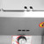 Food Warmer Commercial Gas Bain Marie Buffet Countertop Food Warmer Steam Table Steamer