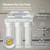 APEC Water ROES-PH75X 6-Stage Alkaline Under Sink Reverse Osmosis Water Filter System, NSF Cetified 372 & 58, 75 GPD, with Extra High Capacity Pre-Filter Set Stage 1-3