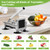 Commercial French Fry Cutter Heavy Duty Potato Slicer with 3/8&1/4&1/2 Inch Blade