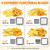 French Fry Cutter Commercial Grade, Heavy Duty Potato Slicer, French Fries Cutter