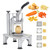 Rismanor Commercial French Fries Cutter 1/4″ 3/8″ 6 Wedges 6 Wedges to Core Stainless Steel Blades Potato Slicer Fruit Chopper for Restaurant Home Kitchen Cutting, Sliver