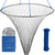 Fishing Net 32''/39'' Hoop, Foldable Drop Net Pier Fishing