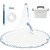 Fishing Net for Bait Trap Fish, Throw Nets with Zinc