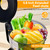 Cold Press Juicer Machines,5.8" Extra Wide Feed Chute juicer machines,350W Slow Cold Press Juicer Machines