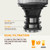 Juicer Machines, Cold Press Juicer with 6" Extra-Large Feed Chute, 400W Motor