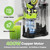 EanOruus Cold Press Juicer, 5.8" Wide Feed Chute Juice Extractor Machine with 400W