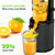 Cold Press Juicer Machine, 5-Inch Wide Chute Masticating Juicer, 1.2L Slow Juicer for Whole Fruits & Vegetables