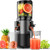 Juicer Machines, Cold Press Juicer with 6" Extra Wide Chute, 90oz Capacity, Powerful AC Brushless Motor