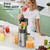 Juicer Machines, 5.3" Wide Feed Chute Cold Press Juicer for Whole Vegetables & Fruits, High Juice Yield