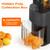 Cold Press Juicer, 5.5inch Wide Feed Chute Juicer Machine, Slow Masticating Juicer for Whole Vegetables & Fruits