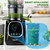 Pukomc Cold Press Juicer with Smart Display and Brushless Motor, 5.3'' Wide Mouth Feed Chute