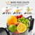 Sunvivi Cold Press Juicer with 5.9" Wide Feed Chute, 250W Slow Masticating Juicer Machines Fit Whole Vegetables & Fruits
