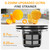 Sunvivi Cold Press Juicer with 5.9" Wide Feed Chute, 250W Slow Masticating Juicer Machines Fit Whole Vegetables & Fruits