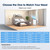 Smart Portable AC Unit with App & Remote Control, 4-in-1 Cooling, Heating, Dehumidifier, Fan for Rooms up to 700 sq.ft, 24H Timer, 2 Speed