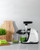 Juicer Machines - AMZCHEF Cold Press Masticating Juicer whole Fruit and Vegetable - Delicate Chew No Need to Filter - BPA Free Juice Extractor with 2 Cups and Brush- Pear White