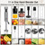 Handheld Immersion Blender Bundle, 1000W Powerful 12-in-1 Set for Smoothies,Orange Juicer