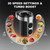 Immersion Blender Handheld 1200W, 20-speeds Immersion Hand Blenders