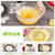 Bonsenkitchen Immersion Blender Handheld with Food Processor, 20 Speeds Hand Blender