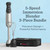 Vitamix 5-Speed Immersion Blender 3-Piece Bundle with Whisk Attachment and Storage Case