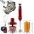 Megawise HB-2053 5-in-1 Hand Immersion Blender Set, 800W Powerful Stick Blender with Turbo Mode