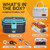 FORABEST Heated Lunch Box - 80W Electric Lunch Box for Adults - Portable Food Warmer