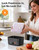 EAST OAK XL 6.3-Cup/1.5L Cordless Electric Lunch Box for adults