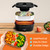 TRAVELISIMO Electric Lunch Box for Adults 100W Heated Lunch Box For Men 1.5L Stainless Steel Portable Food Warmer