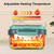 Cordless Electric Heated Lunch Box, XL 6.3Cups Rechargeable Food Warmer Lunch Box with Self Heating
