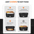 Heated Lunch Box,120W Electric Lunch Box for Adults with 1.5L 304 Stainless Steel Container