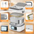 SOUOA Cordless Heated Electric Lunch Box for Adults with Automatic Heating