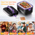 2X1.2L Electric Heated Lunch Box, Upgared 100W 5D Surround Heat Tech
