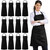 Syntus 12 Pack Bib Apron, Unisex Aprons