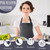 Handepo 12 Pcs Cotton Aprons for Women Men