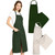 2 Piece Pottery Apron Long Split Leg Ceramic Apron for Women Men