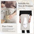 Pure Linen Bistro Half Apron - 25 x 35 Inch Unisex Waist Aprons with Large Pocket