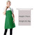Total 12 PCS Plain Color Bib Apron Adult with 2 Front Pocket