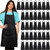 JaGely 36 Pcs Plain Bib Aprons with 2 Pockets Unisex Women Men