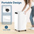 14000 BTU Portable Air Conditioners, Cools Up to 700 Sq.Ft, Portable AC Unit with Remote Control