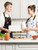 Bencailor 6 Pcs Spring Kitchen Aprons with Pockets Flower